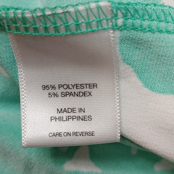 NY &Co. Green and White Floral Maxi Dress/Large. - Picture 4 of 4